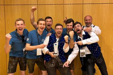 V.l.n.r.: Matthias Wiedemann, Tizian Foag, Sven  Hauff, Lukas Rikanovic, Kai Zischak, Alexander Dollmann, Hans Müller. Christoph Hillebrand und Maximilian Stegmaier sind nicht auf dem Bild.