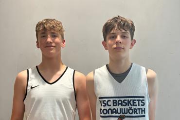 links: Korbinian Höpfner, rechts: Luke Meitinger