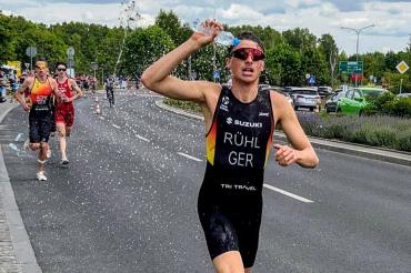 Luis Rühl beim abschließenden 5km Lauf