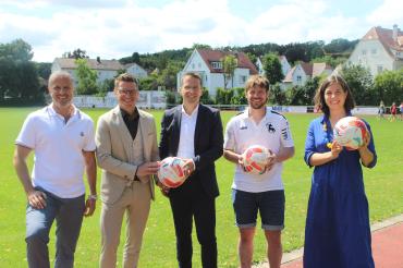 V.l.n.r.: Sener Sahin, David Wittner, Dr. Christoph Kern, Matthias Wittner, Dr. Franziska Emmerling