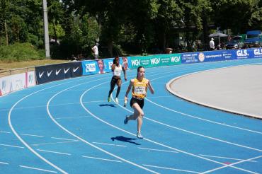 Katharina Rupp bei ihrem ersten Lauf im DLV-Trikot.
