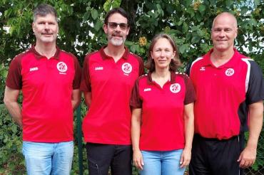 V.l.n.r.: Richard Helbing, Frank van Baalen, Anita Steidl, Markus Reiner