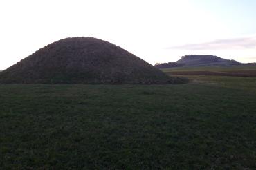 Abendstimmung am frühkeltischen Fürstensitz Ipf. 
