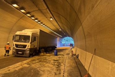 Unfall im Harburger Tunnel 