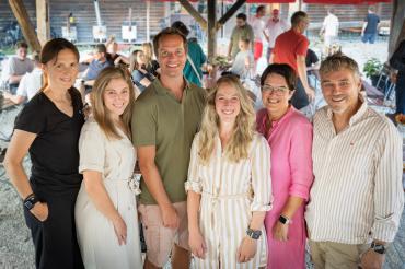 Der neue Vorstand der PWG Nördlingen v.l.n.r. Cara-Irina Wagner, Teresa Gruber, Dr. Georg Frank, Barbara Wunder, Susanne Vierkorn, Michael Kemnitzer.