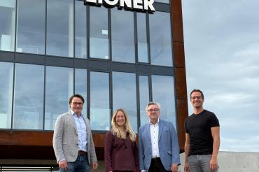 Betriebsbesichtigung bei der Eigner Bauunternehmung in Nördlingen. 