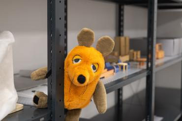 Die Maus im Sammlungszentrum