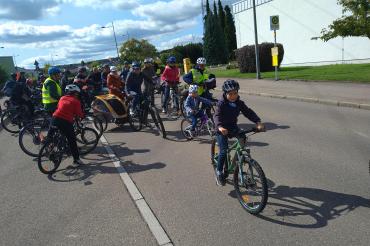 Fahrraddemo des ADFC