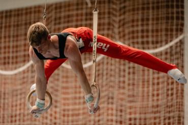 Kraftpaket Nils Buchter möchte als erfahrenster Turner im TSV-Kader das junge Team durch die Saison führen.