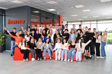 34 Nachwuchskräfte starteten Anfang September bei Hama in Monheim