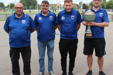 Das erfolgreiche Team vom ESV Rangierbahnhof Nürnberg. 