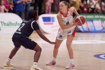 Die 19-jährige Jana Koch gehört zu den Nachwuchstalenten, die in Nördlingen bei den Eigner Angels behutsam an höhere Aufgaben herangeführt werden. Sie spielt ihre zweite Saison im Ries.