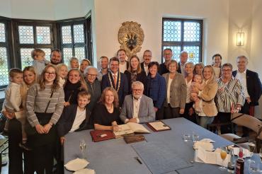 Ehrenbrief Ehepaar Moll