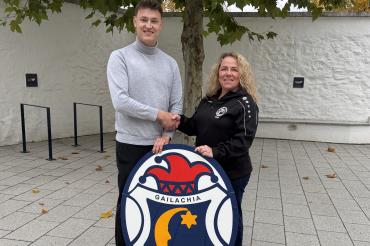 Juniorchef und Projektleiter, Sven Lanzer & Vizepräsidentin FG Gailachia, Anja Koҫ. 