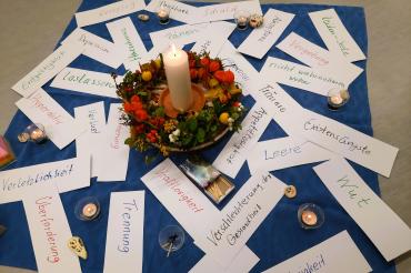 Geschlossener Trauerkreis 