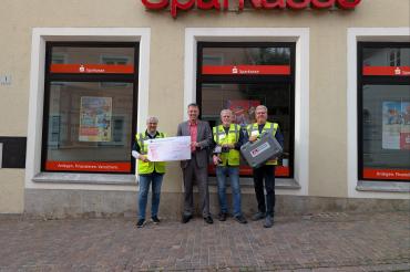 Spendenübergabe Sparkasse ADFC 