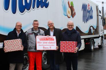 Zott engagiert sich erneut für die Johanniter Weihnachtstrucker