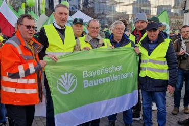 BBV bei der Großdemo in Brüssel