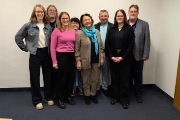 Der neue Vorstand des Kreisverbandes von Bündnis 90/Die Grünen Donau-Ries.