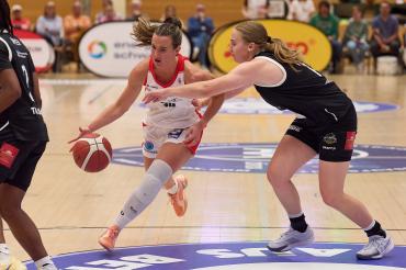 Samantha Ashby und die Angels können in Hannover die Auswärtspleite nicht verhindern.