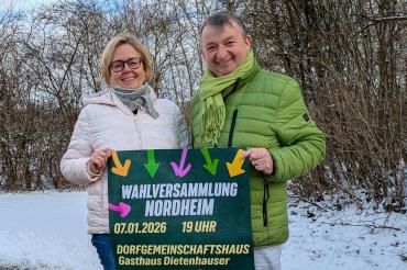 Bärbel Stahl (links) will in Donauwörth Oberbürgermeisterin werden, Albert Riedelsheimer ist der Landratskandidat der Grünen.