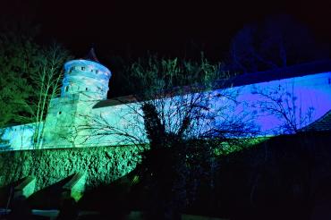 Eröffnung Lichtinstallation