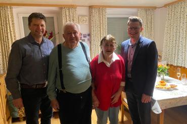 Maria und Friedrich Rahm feiern 65 Jahre Ehe