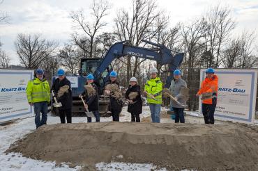 Spatenstich am Spachet