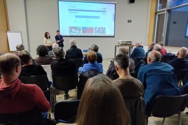 Der Vortrag über die Funktionen des BayernAtlas erfreute sich großer Beliebtheit.