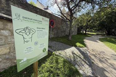 Der Energie-Parcours in Wemding ist eine Art Trimm-dich-Pfad für den Geist.