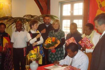 Delegation aus Papua-Neuguinea