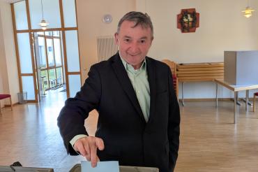 Landratskandidat Albert Riedelsheimer. 