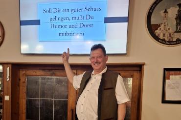 Referent und Organisator Lorenz Grünwald