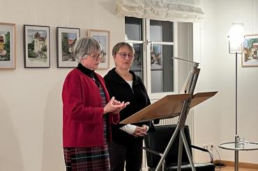 Christine Schormüller und Gabi Burger 