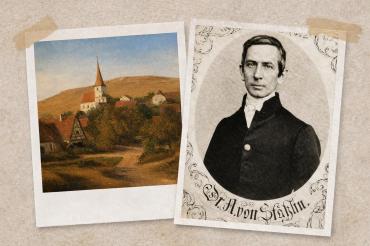 Adolf von Stählin und sein Geburtsort Schmähingen.