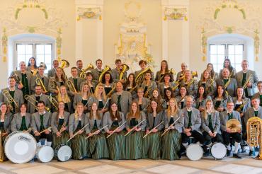 Musikerinnen und Musiker der Stadtkapelle Harburg