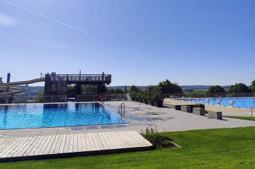 Das Freibad Donauwörth. 