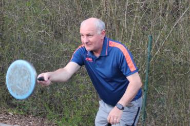 Bilder zeigen den ersten Schützen Achim Schreiber.