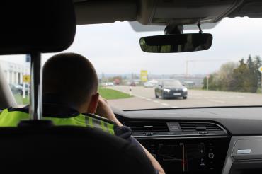 Einsatz der Laserpistole.