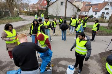 Flursäuberung Jugendcafé