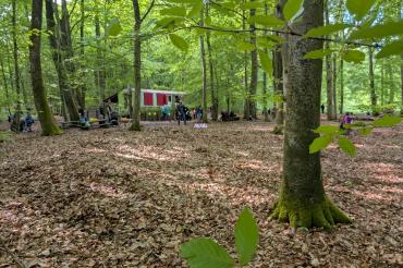 Familienfest im Waldkindergarten Donauwörth. 