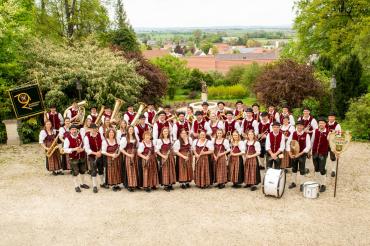 Die Musikkapelle Reimlingen spielt am Freitag, 12. Juni 2026 in der Fußgängerzone, Löpsinger Straße