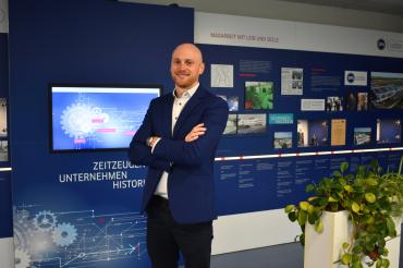 Max Rossdeutscher, Vertriebs- und Marketingleiter der SPN Schwaben Präzision