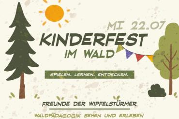Kinderfest im Wald Flyer