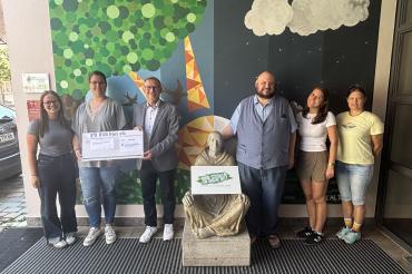 Spende der Fachakademie Maria Stern Schulbau in Südafrika