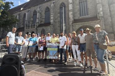 Siegerehrung des Stadtradelns in Nördlingen 