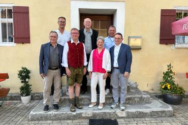 Die CSU-AL/LB Kreistagsfraktion verabschiedete ihre ehemaligen Kreisräte und den ehemaligen Landrat Stefan Rößle. 