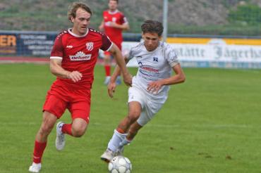 Dennis Lechner hatte die beste Torchance des gesamten Spiels.