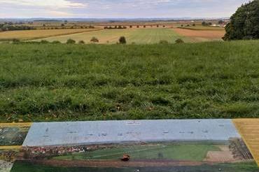 Ausblick ins Ries von unterwegs
