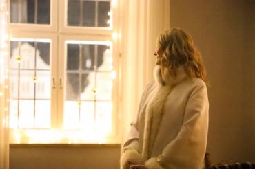 Lea Hönle als das letztjährige Wemdinger Christkind  